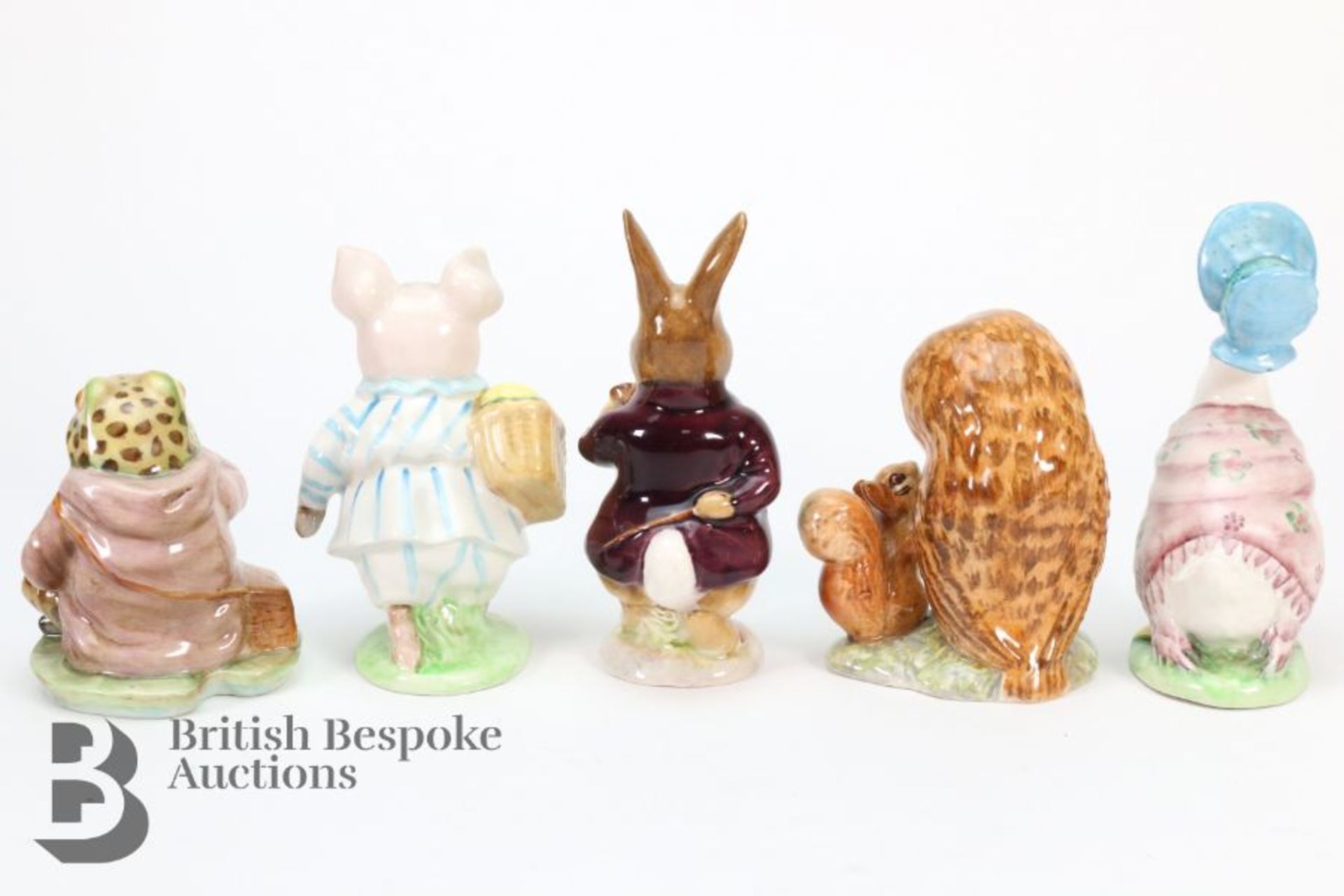 Beswick Beatrix Potter Figurines BP2 Gold Stamped - Image 6 of 6