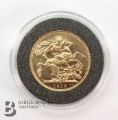 George V Full Gold Sovereign
