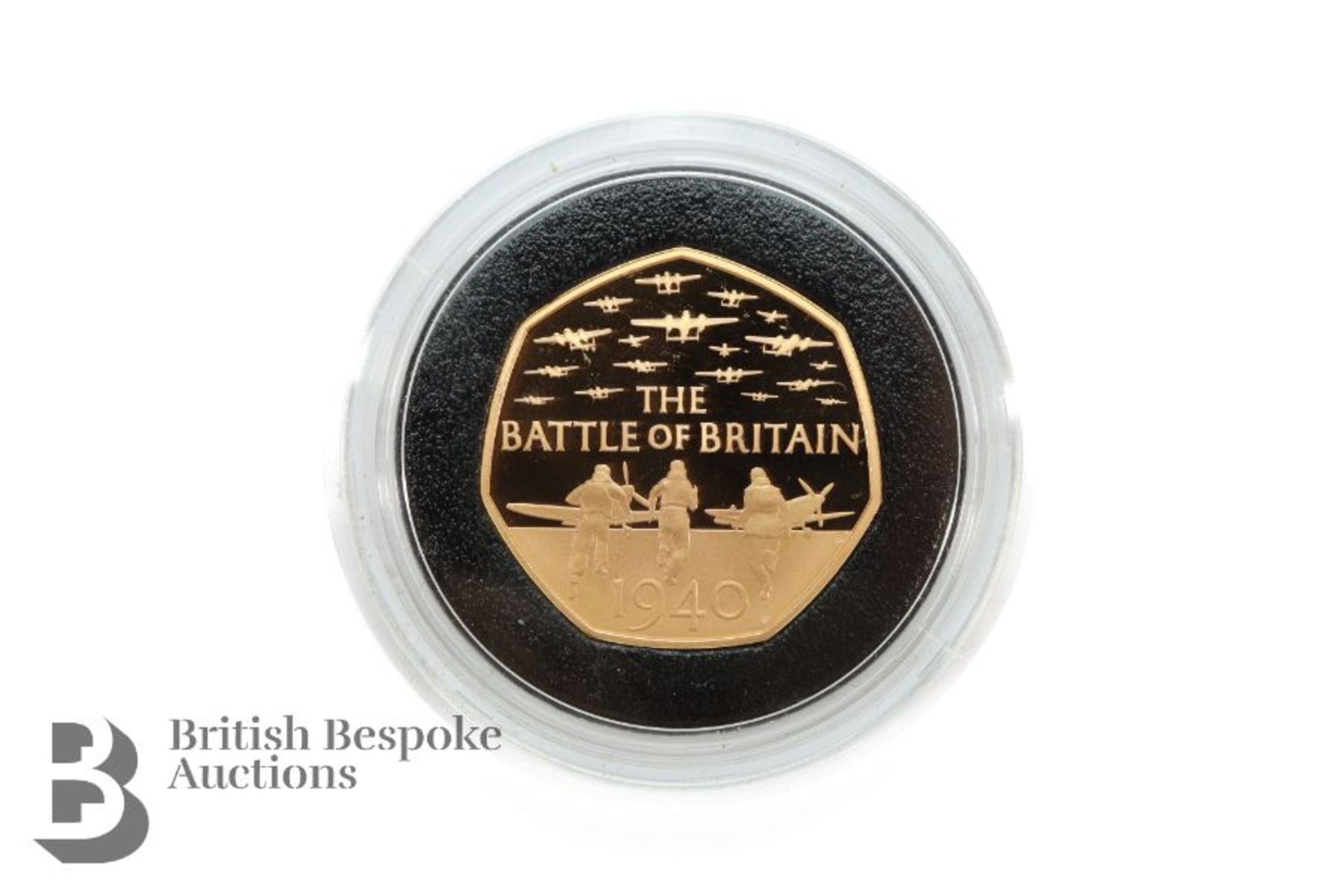 2015 50p Gold Proof Coin - 75th Anniversary of the Battle of Britain - Bild 4 aus 5