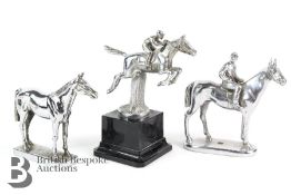 Three Horse Racing Motoring Mascots