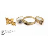 Three 9ct Gold Rings