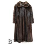 Black Mink Evening Coat