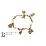 9ct Yellow Gold Charm Bracelet