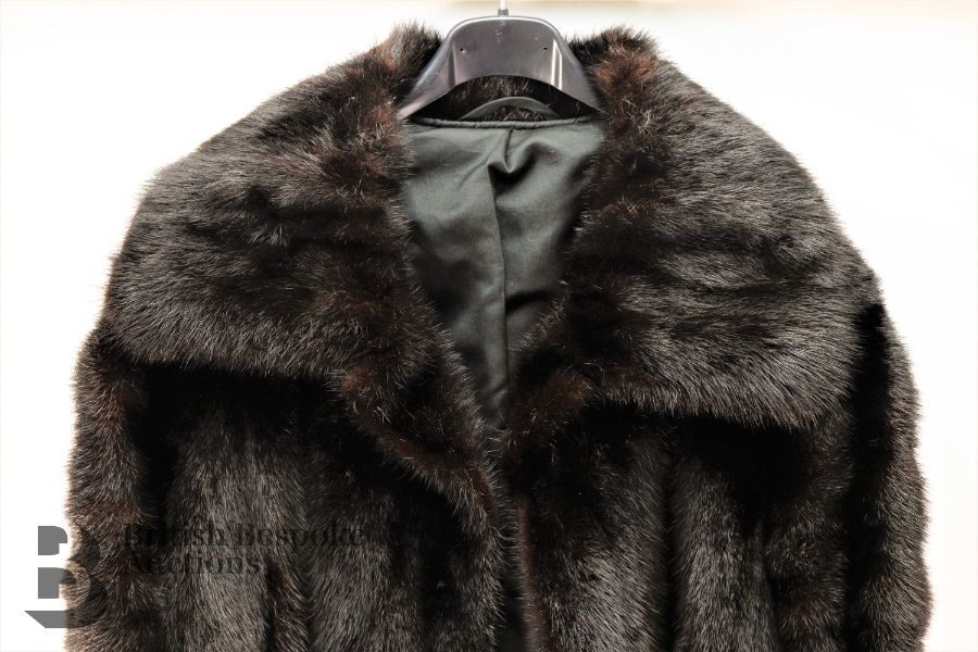 Black Ranch Mink Evening Coat - Image 2 of 5