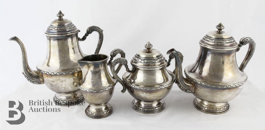 Four Piece Silver Tea Service