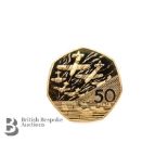 D-Day 1994 UK 50p Gold Coin