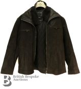 Leather Motoring Coat XXL & Sheepskin Aviator Jacket