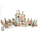 Collection of Beswick and Royal Albert Beatrix Potter Figurines