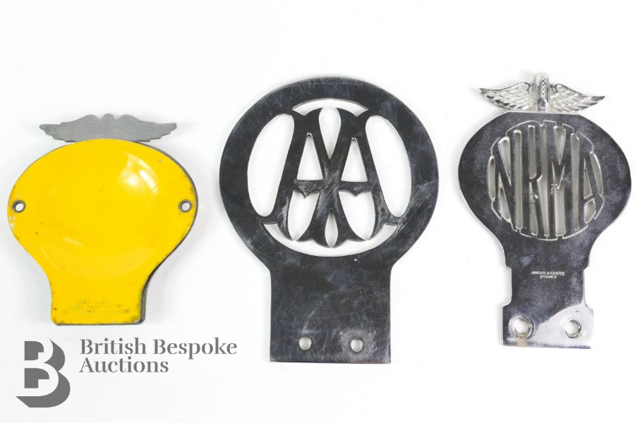National Roads and Motorists Association Car Badge & Two AA Motorcar Badges - Image 2 of 2