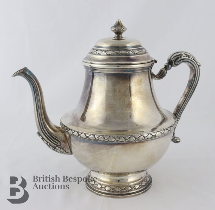 Four Piece Silver Tea Service - Image 2 of 5