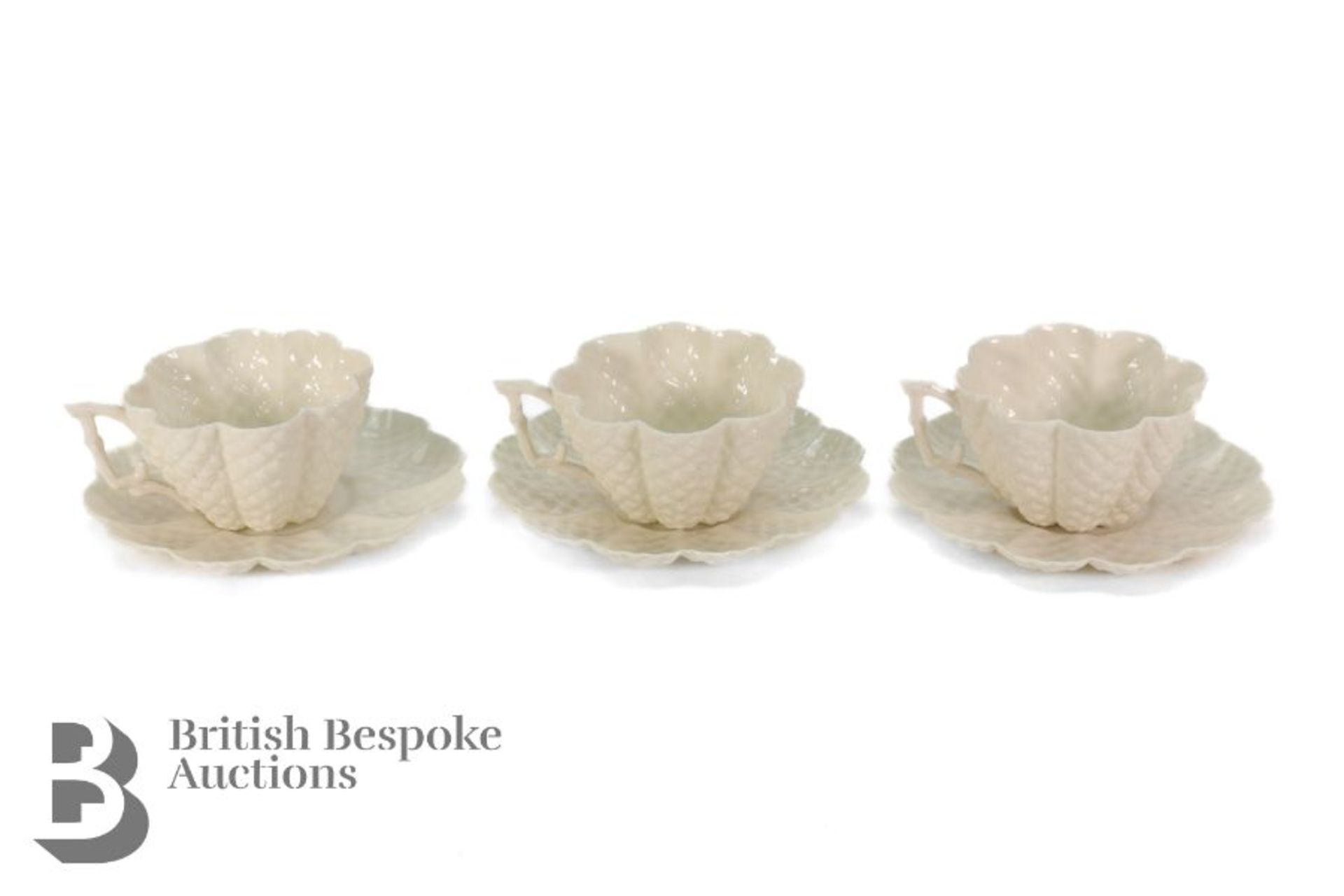 Belleek Cone Tea Ware - Image 2 of 5