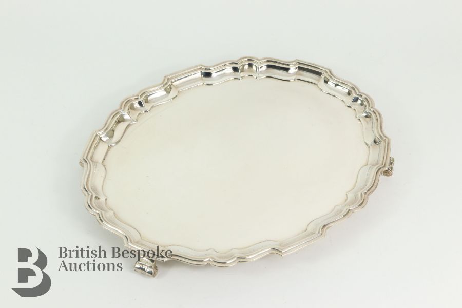 Elizabeth II Silver Tray - Image 3 of 8
