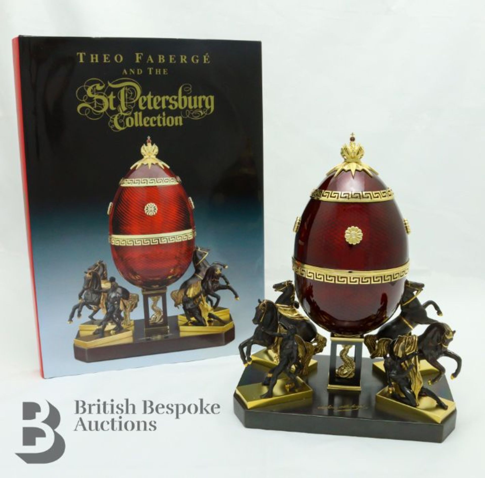 Theo Faberge Anichkov Egg - St Petersburg Collection - Image 2 of 37