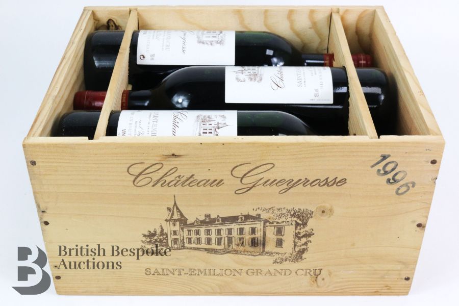 1996 Chateau Gueyrosse Red Wine in Crate - Image 7 of 7