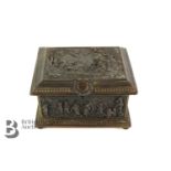 French Bronze Jewellery Casket