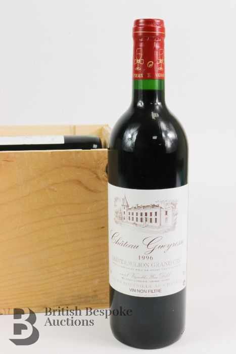 1996 Chateau Gueyrosse Red Wine in Crate - Image 4 of 7