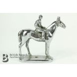 Art Deco Horse and Jockey Motorcar Mascot c1930