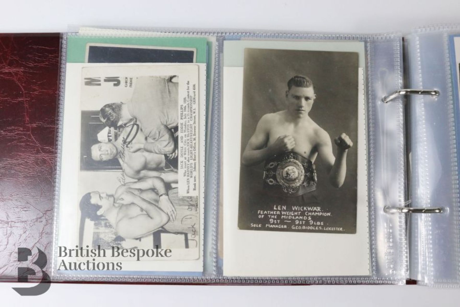 Pugilistica Interest - Two Albums of Photographs - Image 8 of 27