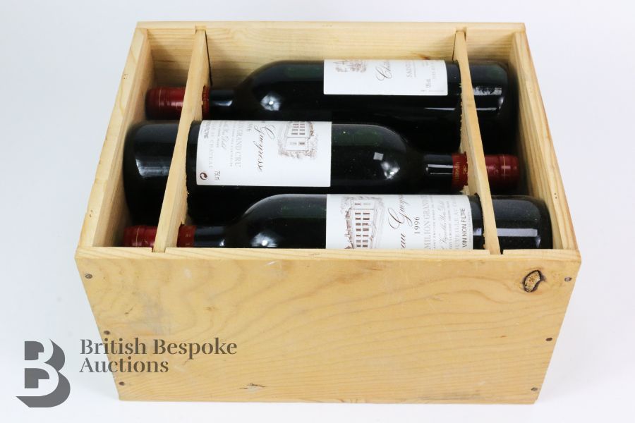 1996 Chateau Gueyrosse Red Wine in Crate - Image 2 of 7