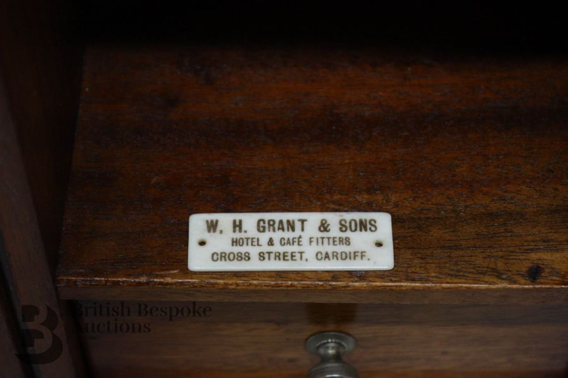 W. Grant & Sons Cardiff Mahogany Tobacco Chest - Image 3 of 3