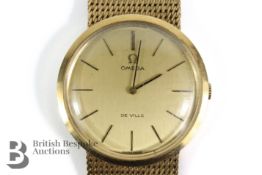 Gentleman's 9ct Gold Omega De Ville Dress Watch