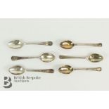 Two Sets of Silver Teaspoons