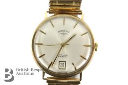 Gentleman's 9ct Gold Rotary Automatic Wrist Watch