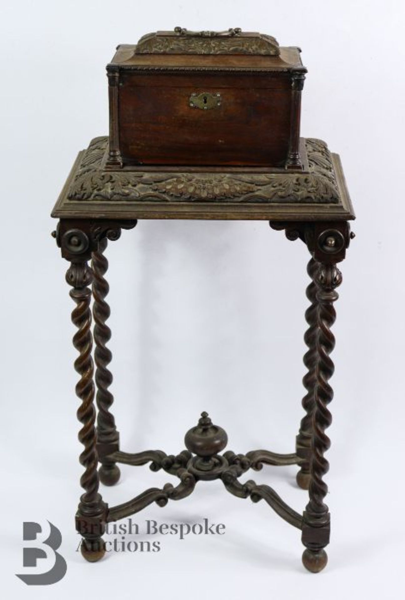 Jones of Bath Tea Caddy on Stand - Image 2 of 8