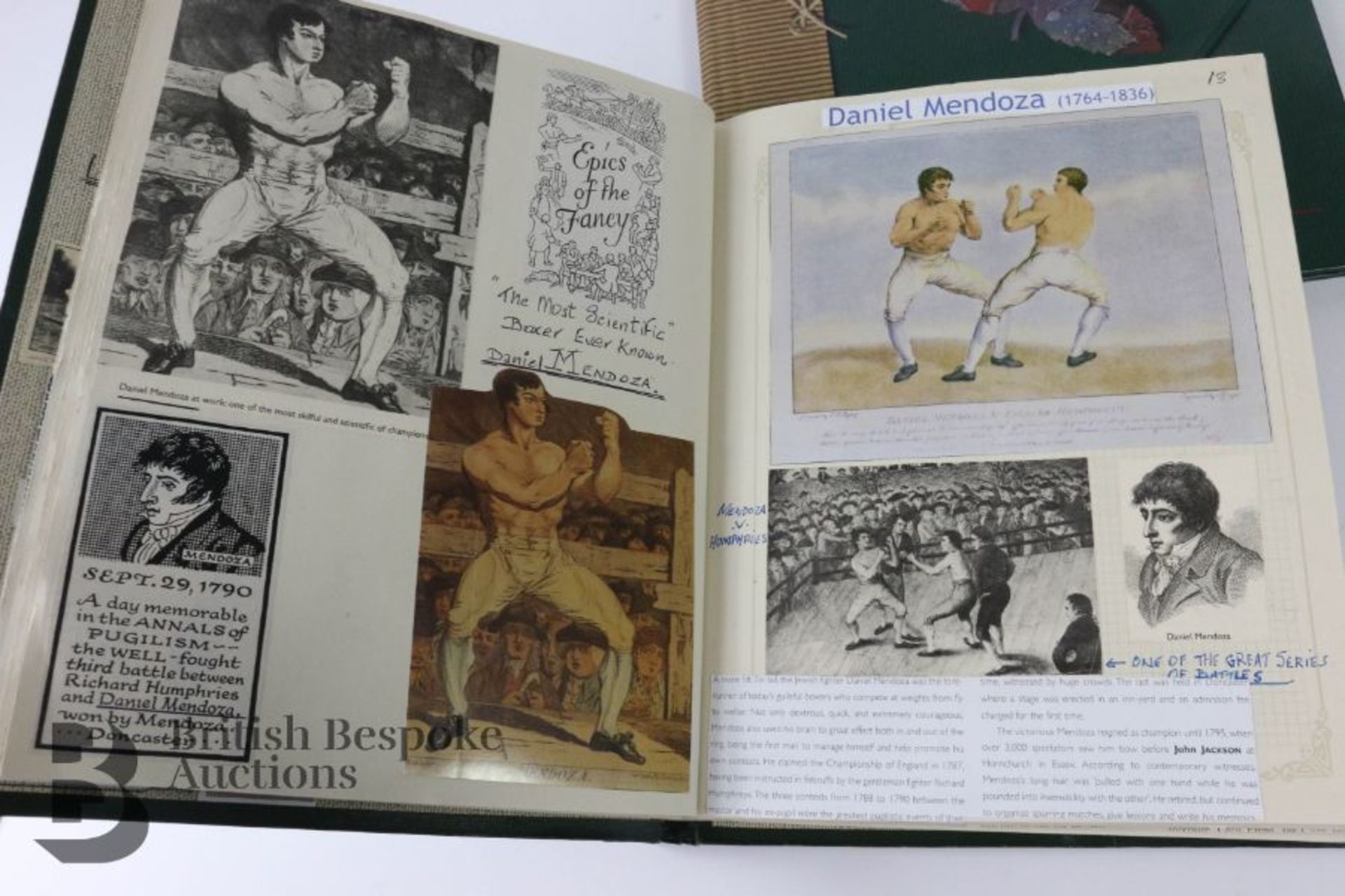 Pugilista Interest - 19th/20th Century Framed Prints and Scrapbooks - Image 5 of 31