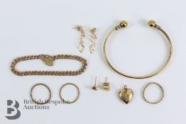 Miscellaneous 9ct Gold Jewellery