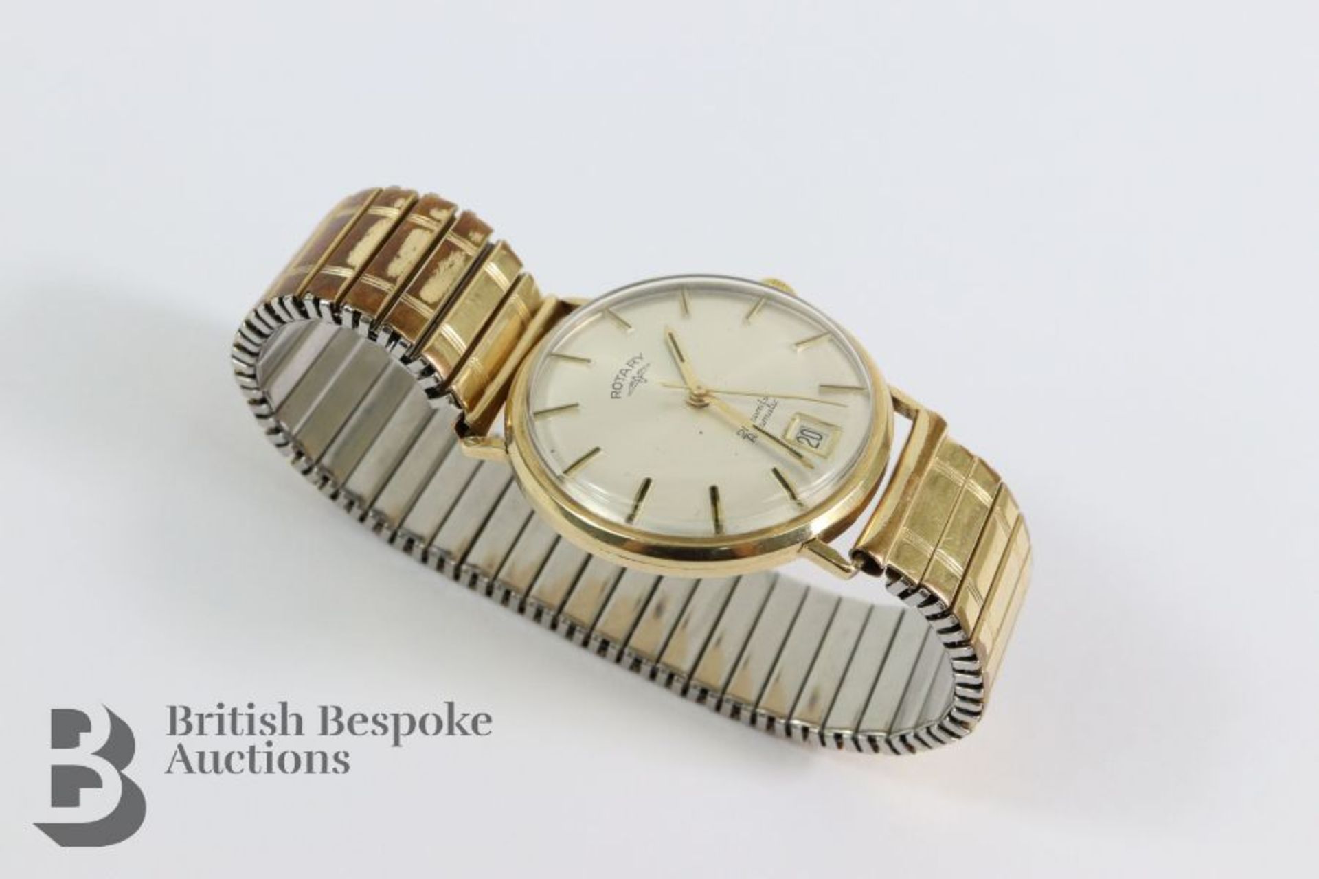 Gentleman's 9ct Gold Rotary Automatic Wrist Watch - Bild 4 aus 4