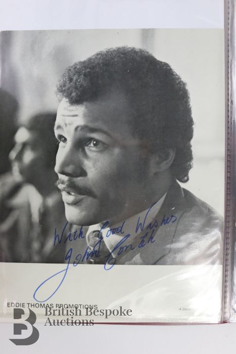 Pugilista Interest - Boxer's Photographs incl. Signed - Image 2 of 8