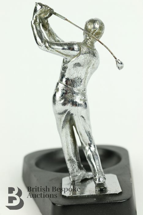 Art Deco Golfer Mascot Ashtray - Image 3 of 5
