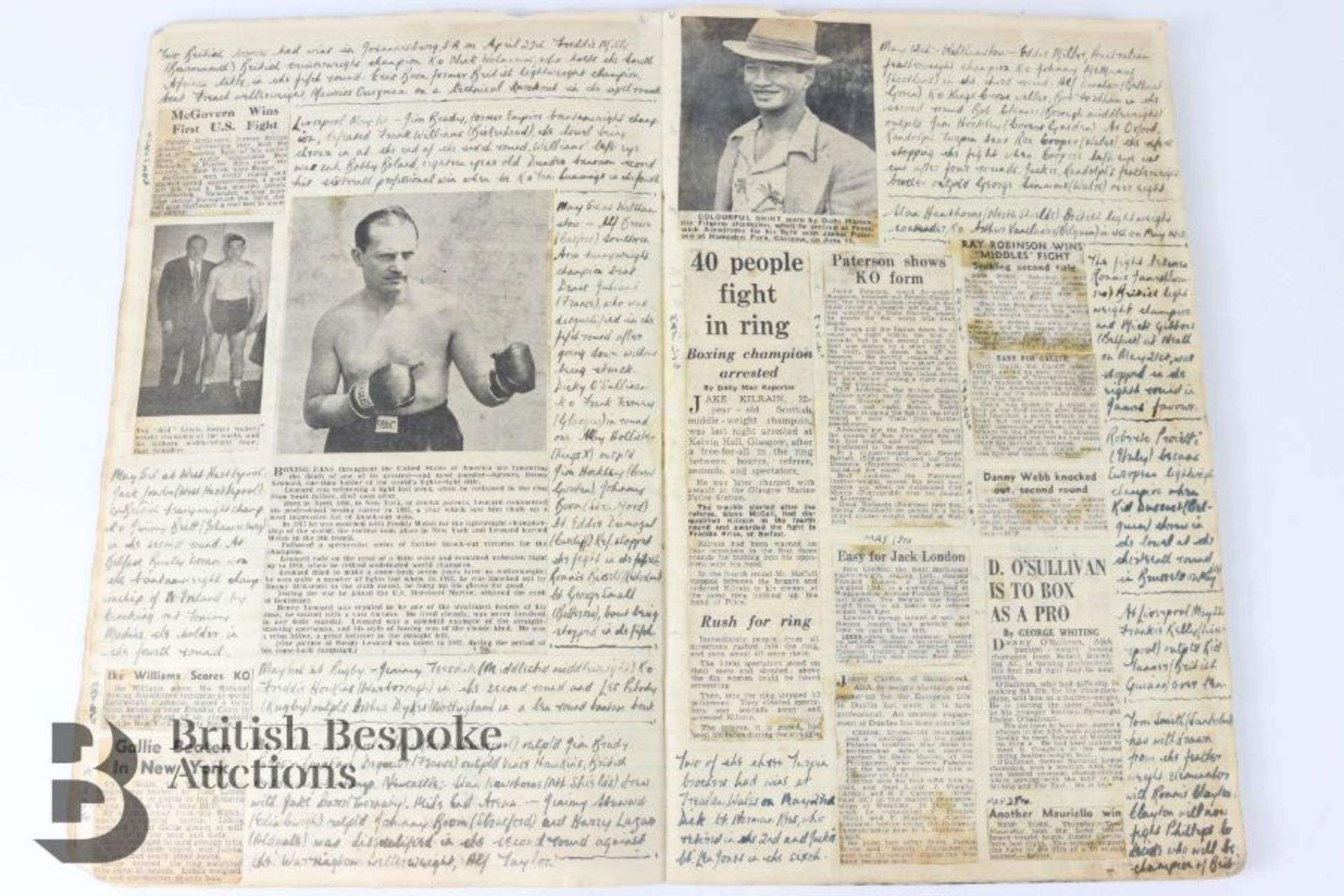 War Time Boxing Scrapbooks - Image 16 of 22