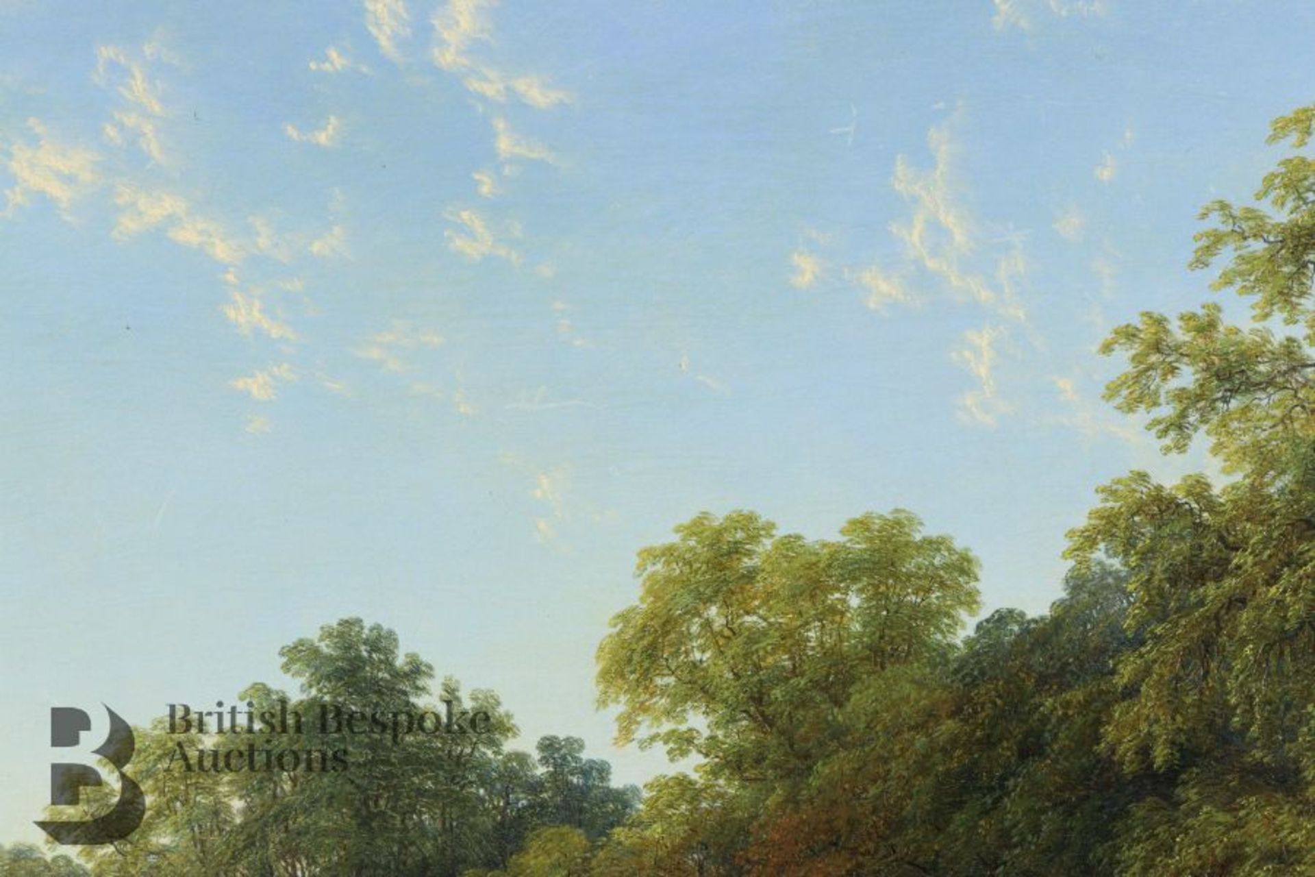 Thomas Baker (1808-1864) Leamington Oil on Canvas - Image 5 of 11