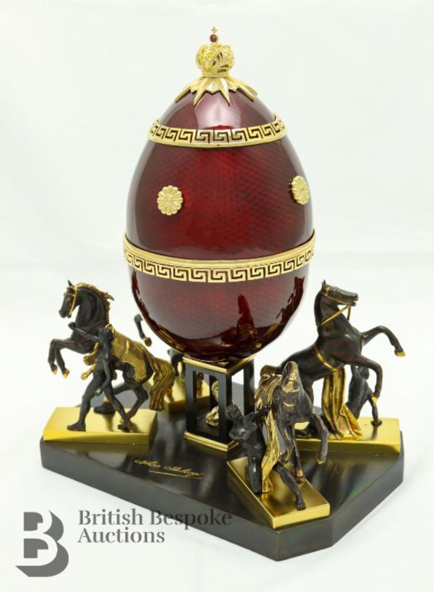 Theo Faberge Anichkov Egg - St Petersburg Collection - Image 5 of 37