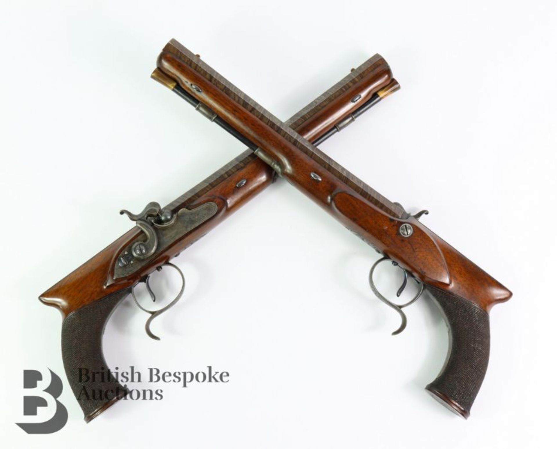 Fine Cased Pair of Percussion Target Pistols - Image 2 of 25