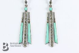 Silver and Marcasite Earrings