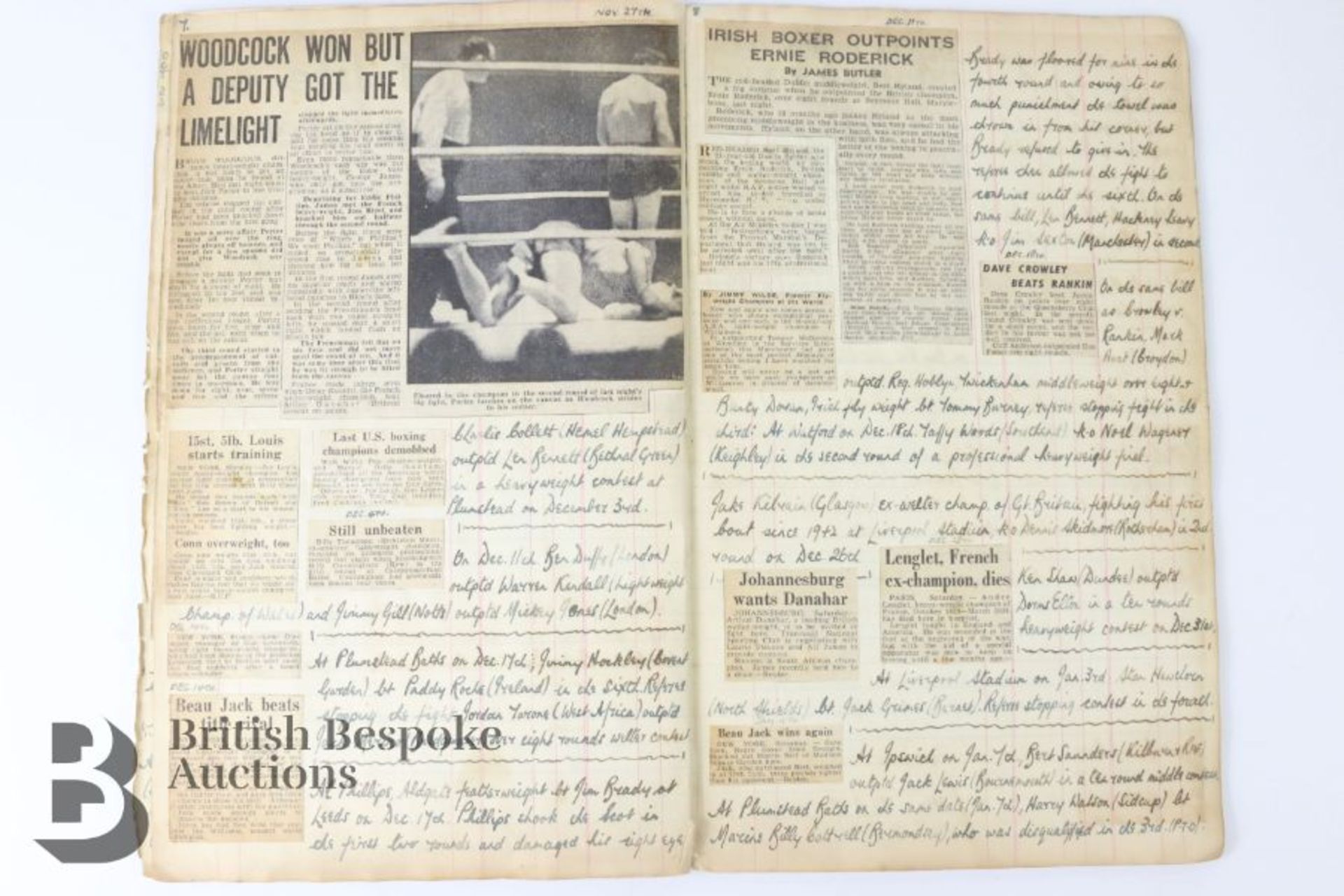 War Time Boxing Scrapbooks - Bild 11 aus 22