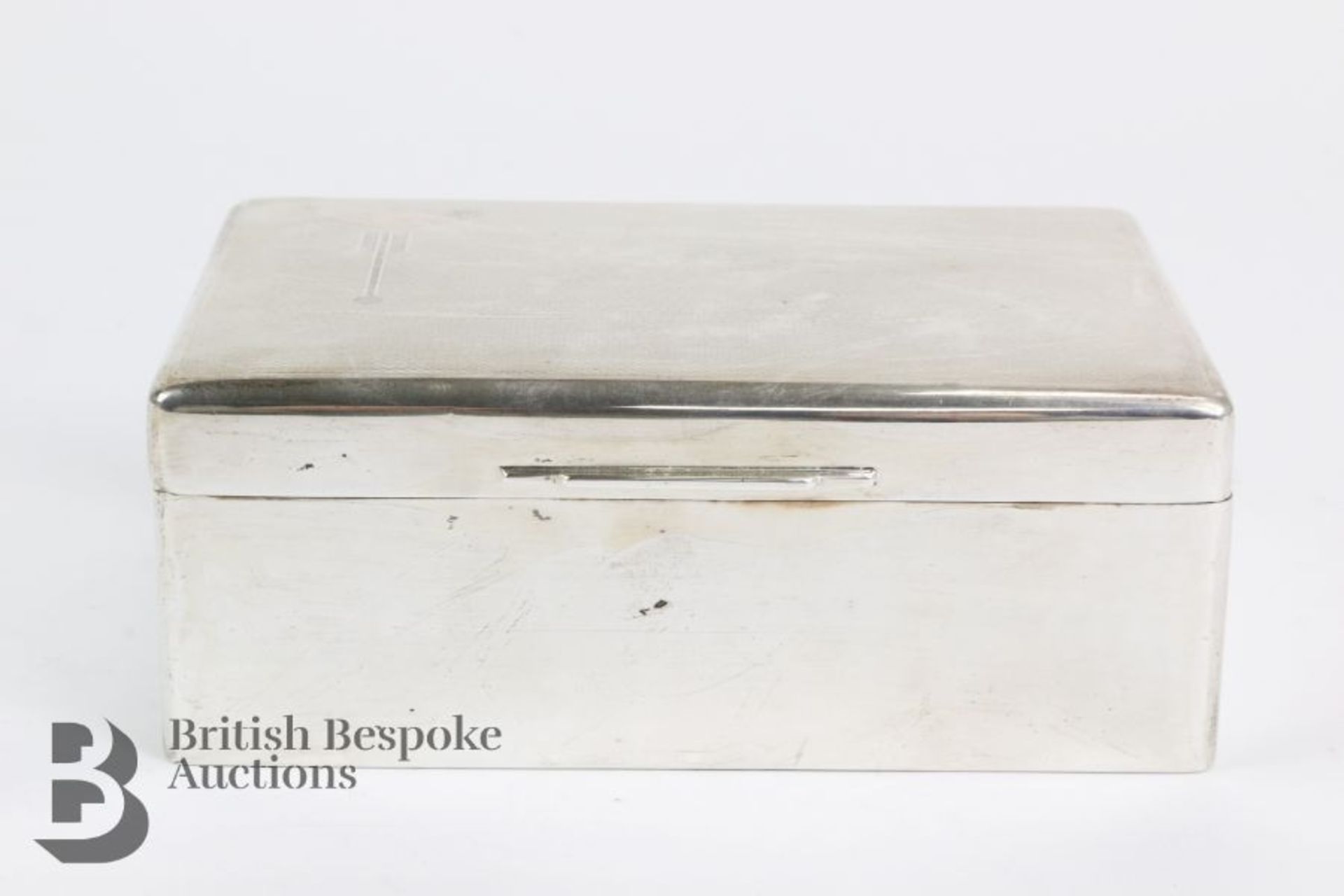 Silver Art Deco Cigarette Box - Image 3 of 5