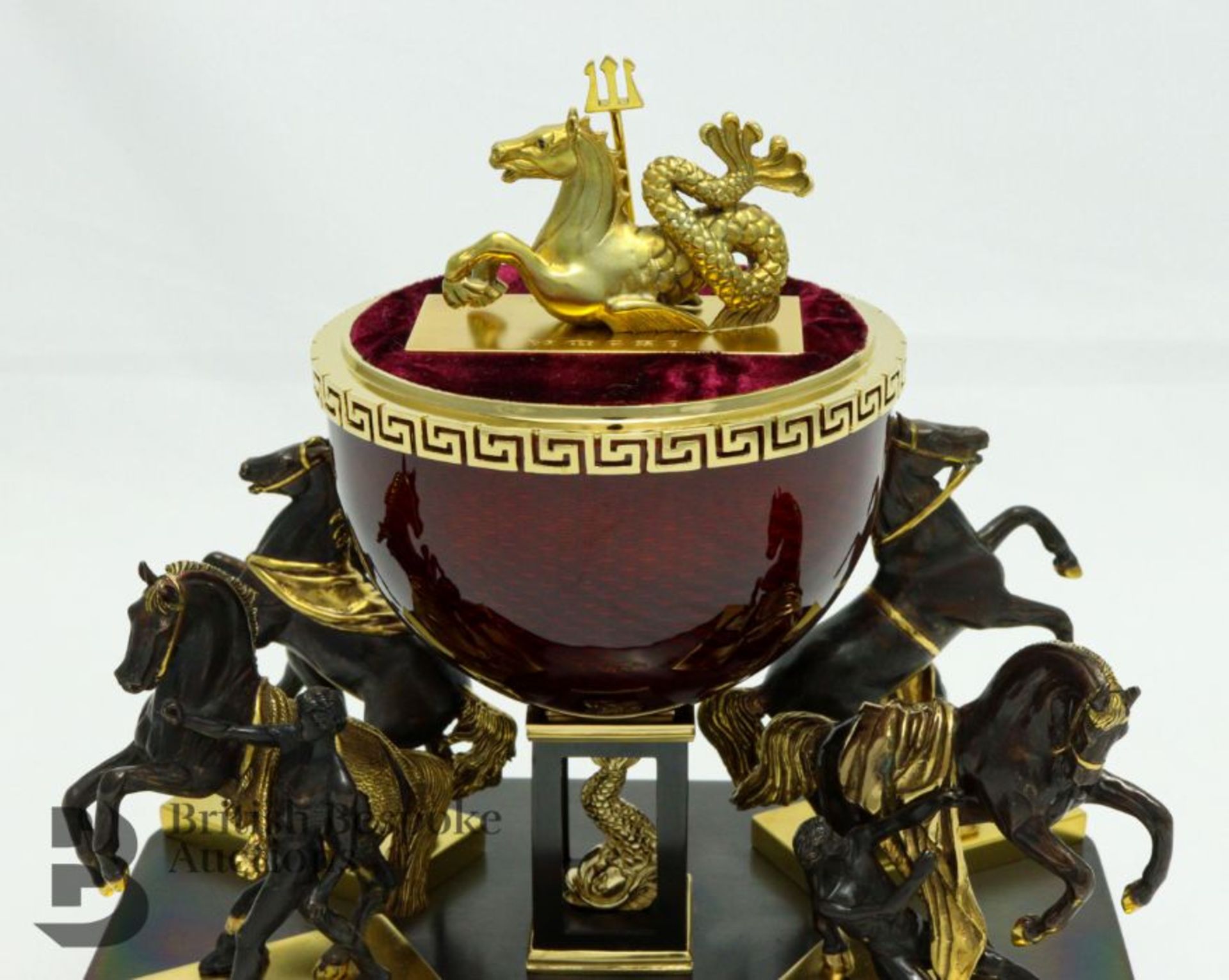 Theo Faberge Anichkov Egg - St Petersburg Collection - Image 7 of 37