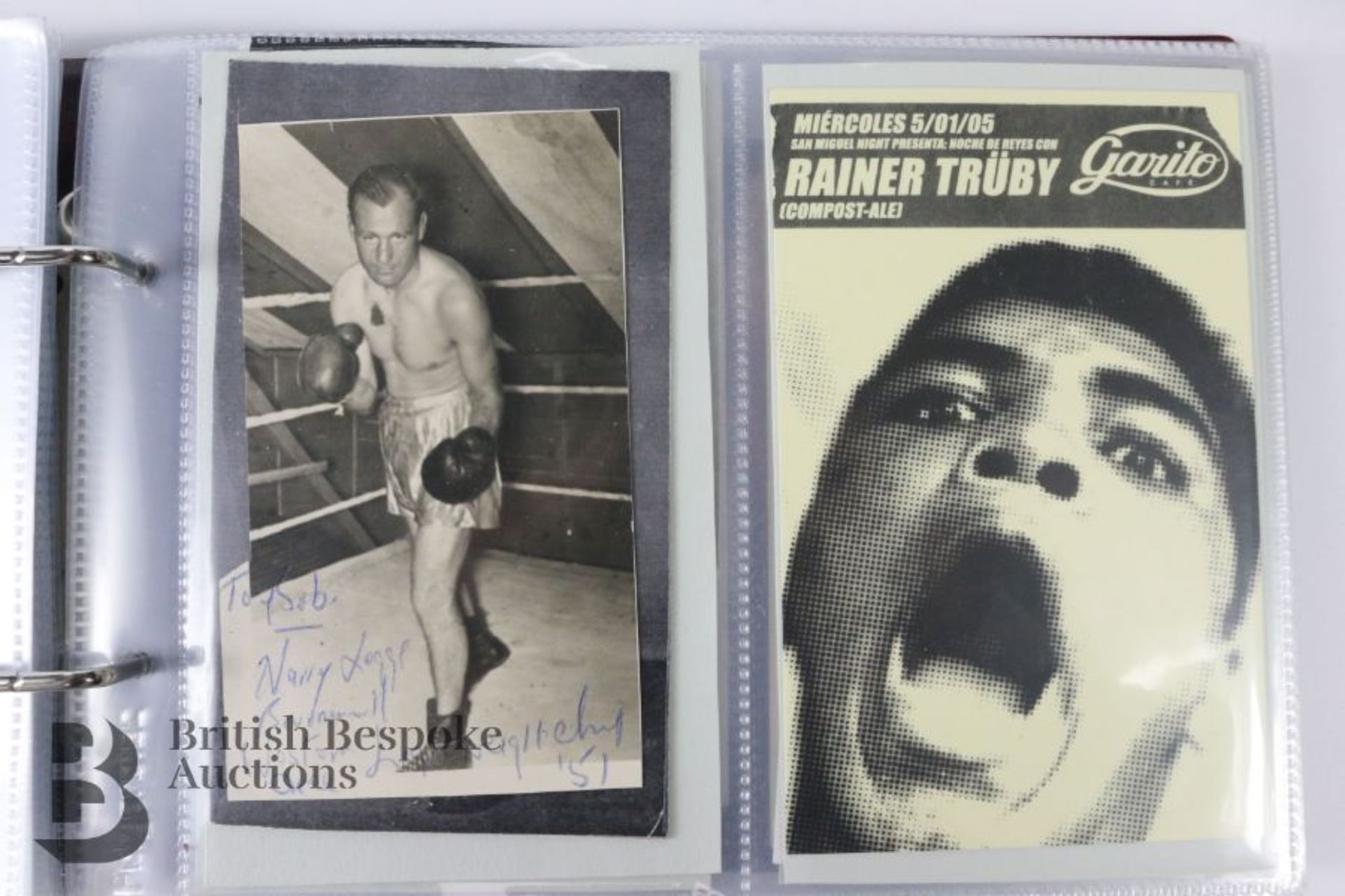 Pugilistica Interest - Two Albums of Photographs - Image 21 of 27