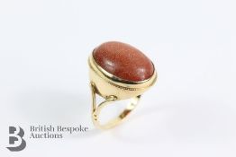 9ct Gold Stone Ring