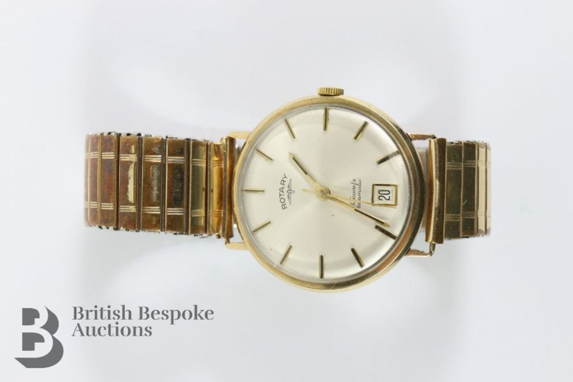 Gentleman's 9ct Gold Rotary Automatic Wrist Watch - Bild 3 aus 4