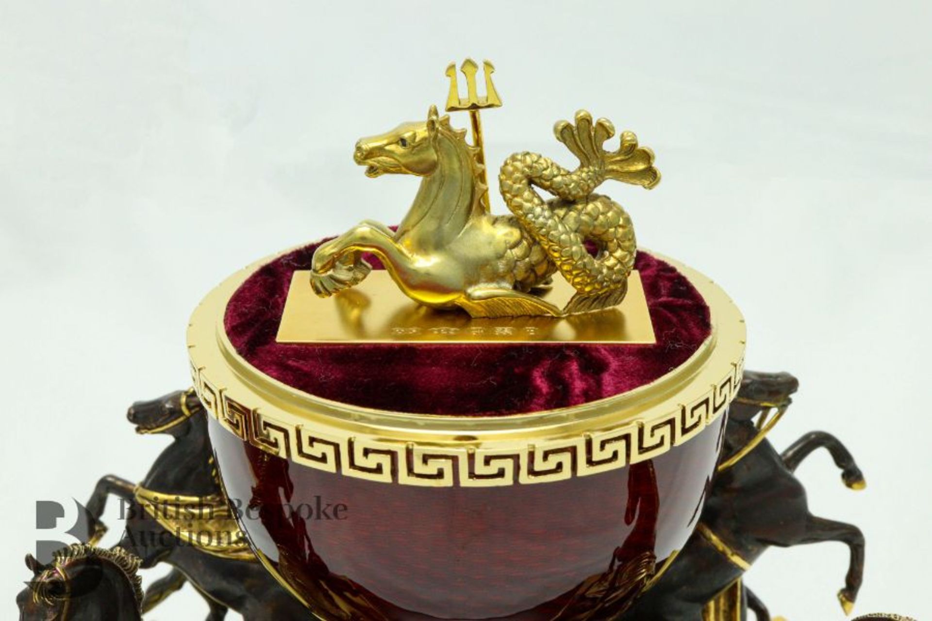 Theo Faberge Anichkov Egg - St Petersburg Collection - Image 11 of 37