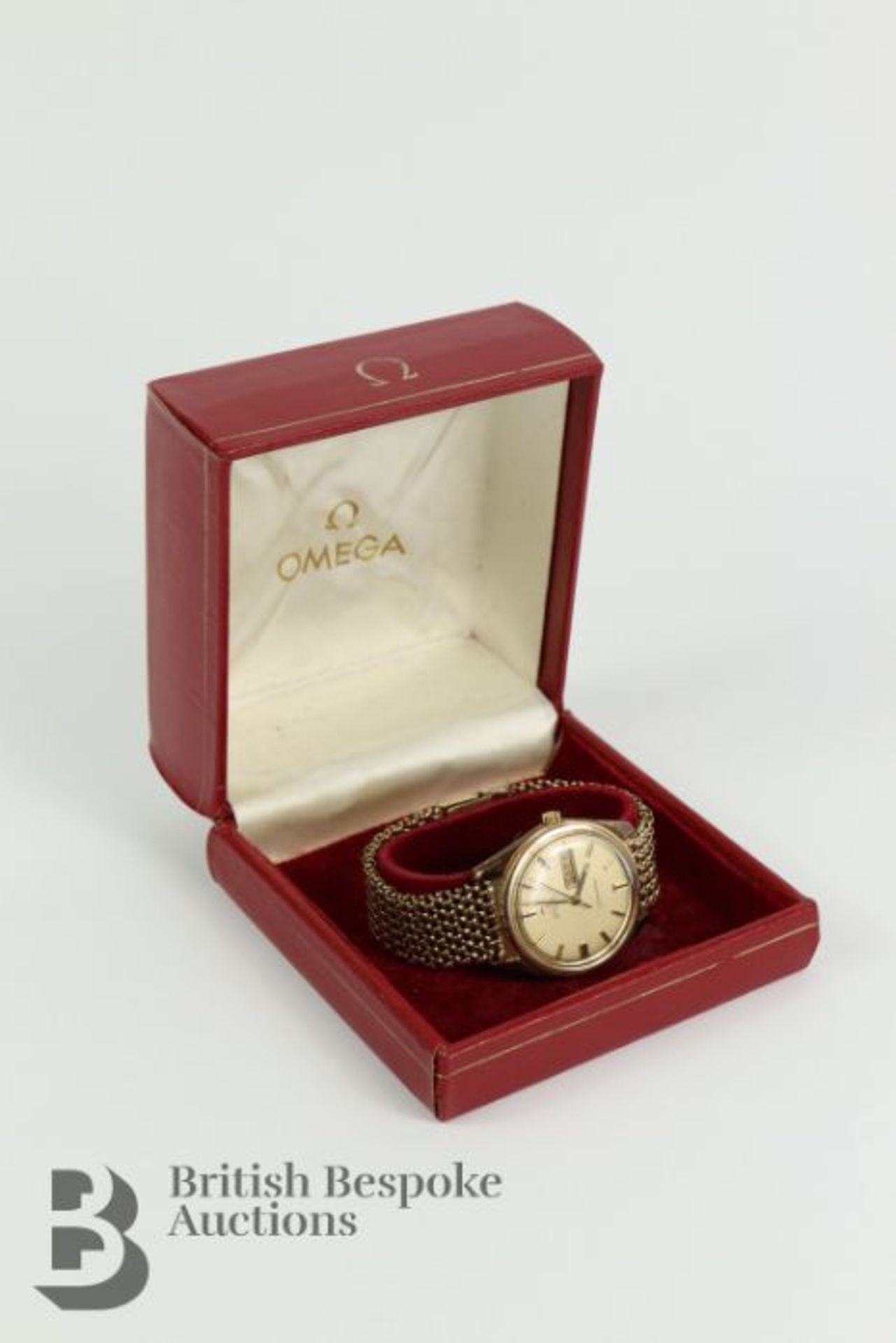 Gentleman's 9ct Gold Omega Seamaster Day Date Wrist Watch - Image 3 of 11