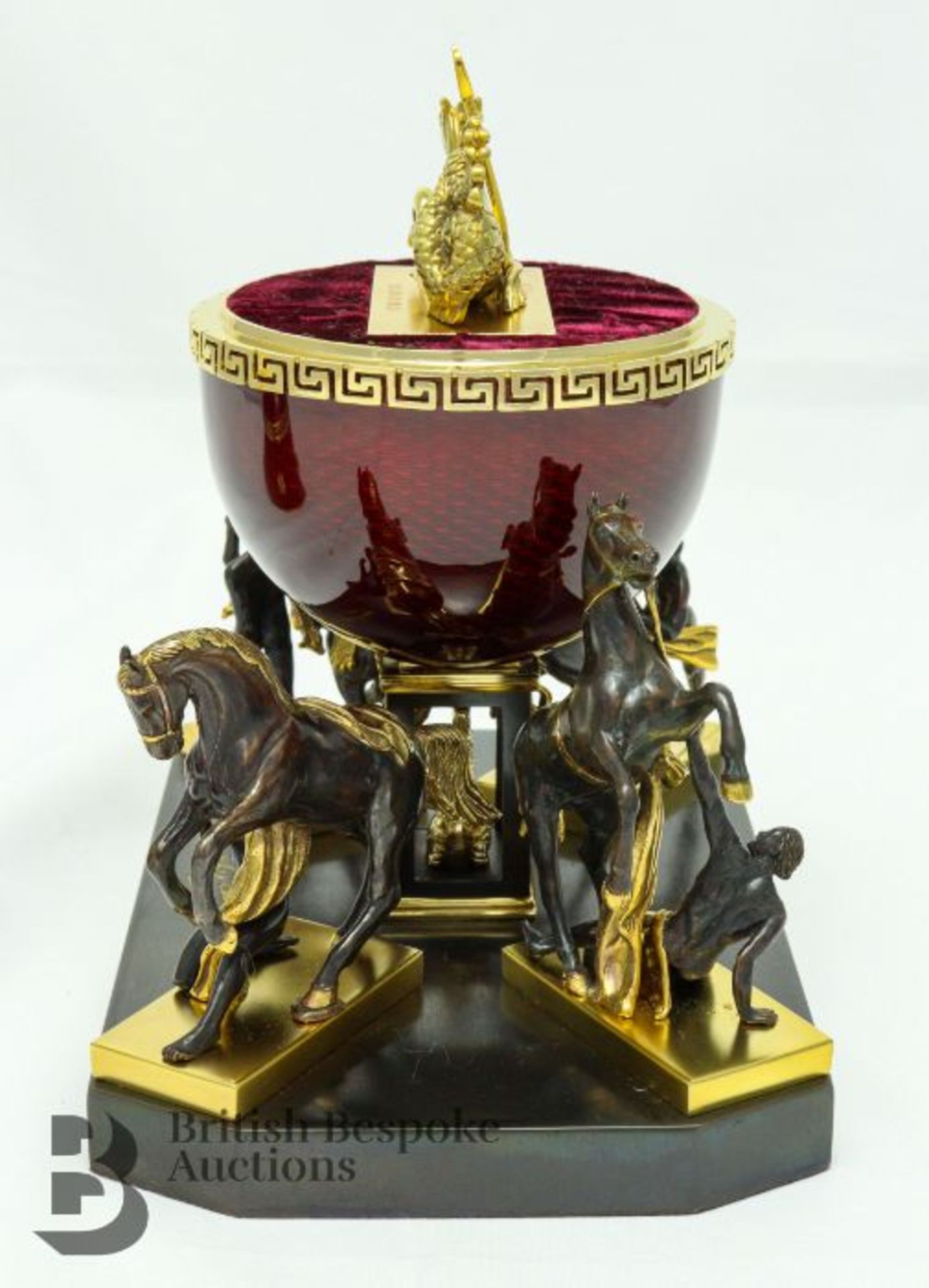 Theo Faberge Anichkov Egg - St Petersburg Collection - Image 13 of 37