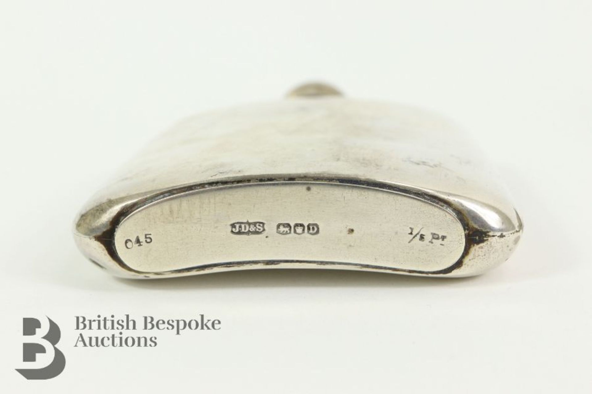 Two Silver Hip Flask - Image 3 of 4