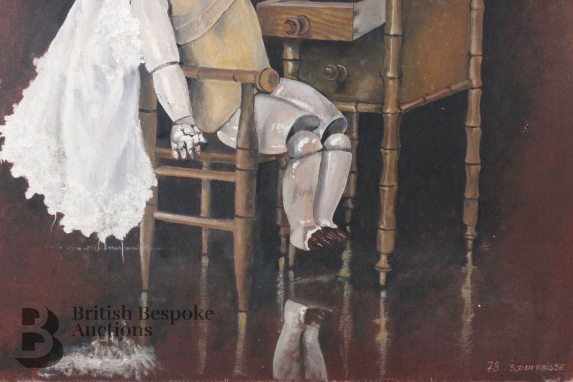 Stephane Dufraisse (1953-2013) Oil on Canvas - Bild 3 aus 11