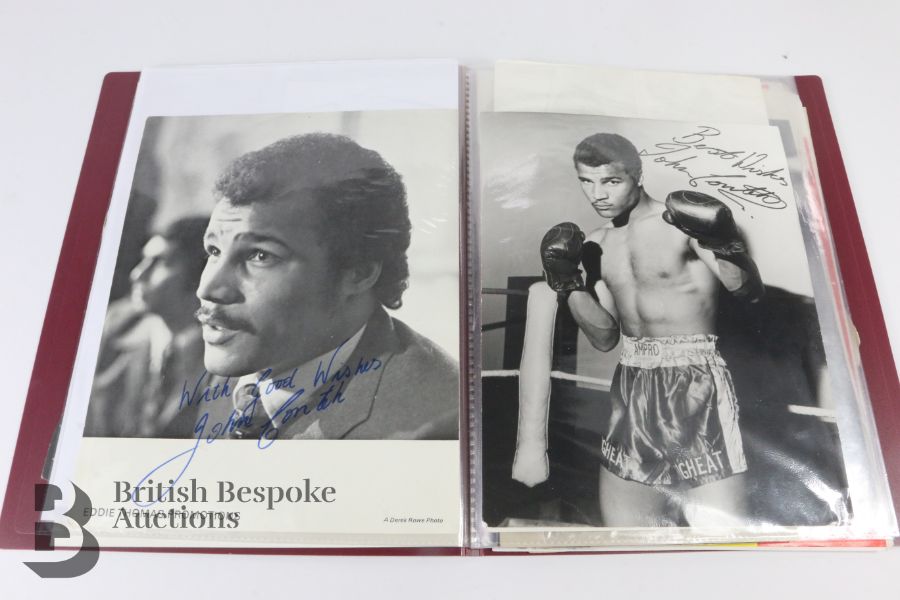 Pugilista Interest - Boxer's Photographs incl. Signed